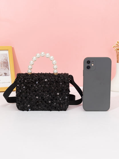 3060 Gessy Glitter Pearl Princess Handbag