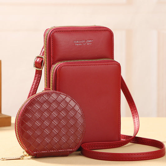 A003 GESSY CROSSBODY BAG IN RED