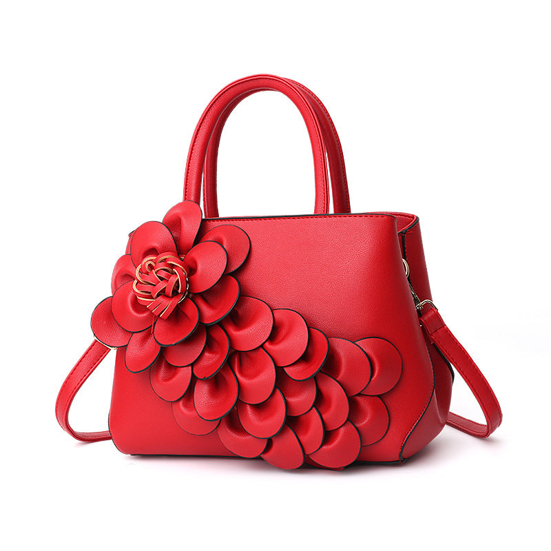 A45-1 GESSY HANDBAG TOTE BAG IN RED