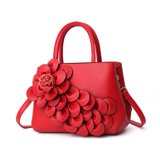 A45-1 GESSY HANDBAG TOTE BAG IN RED