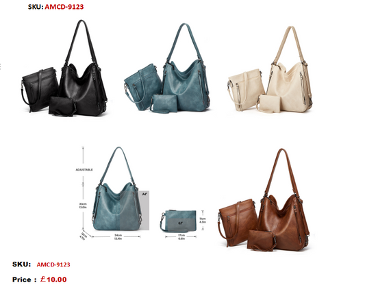 AMCD-9123  GESSY BAG 3 PCS SET