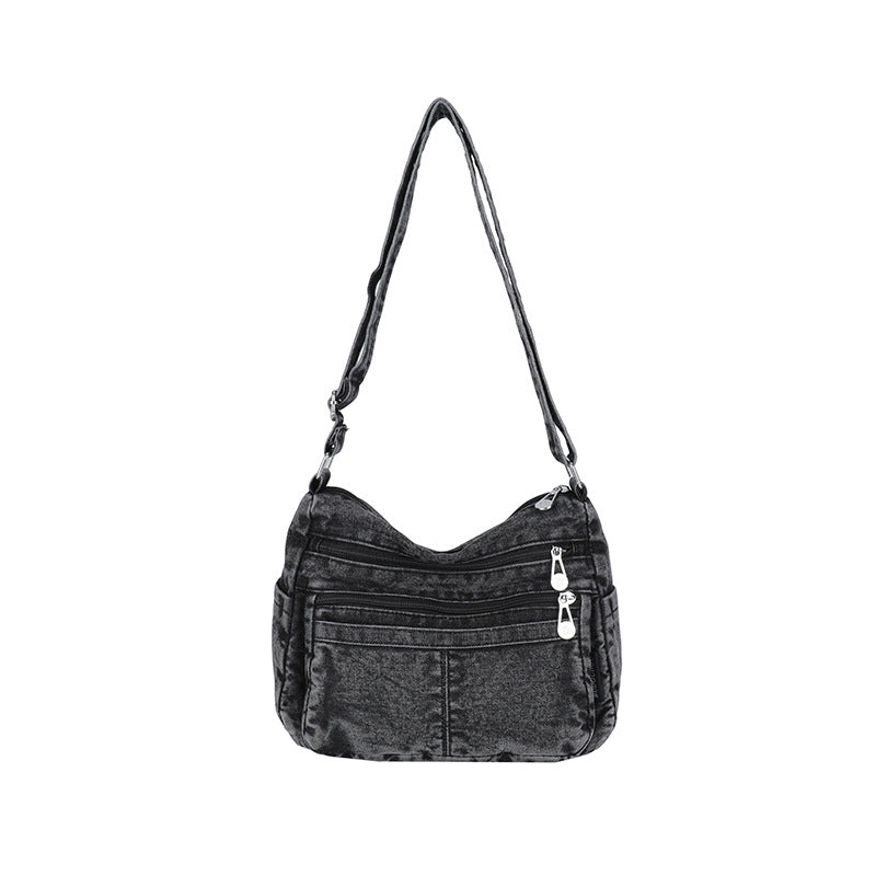 BDD810 Gessy Denim Crossbody Bag