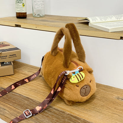 KPB01 Gessy Plush Crossbody Bag Cute Cartoon Stuffed Animal Handbag