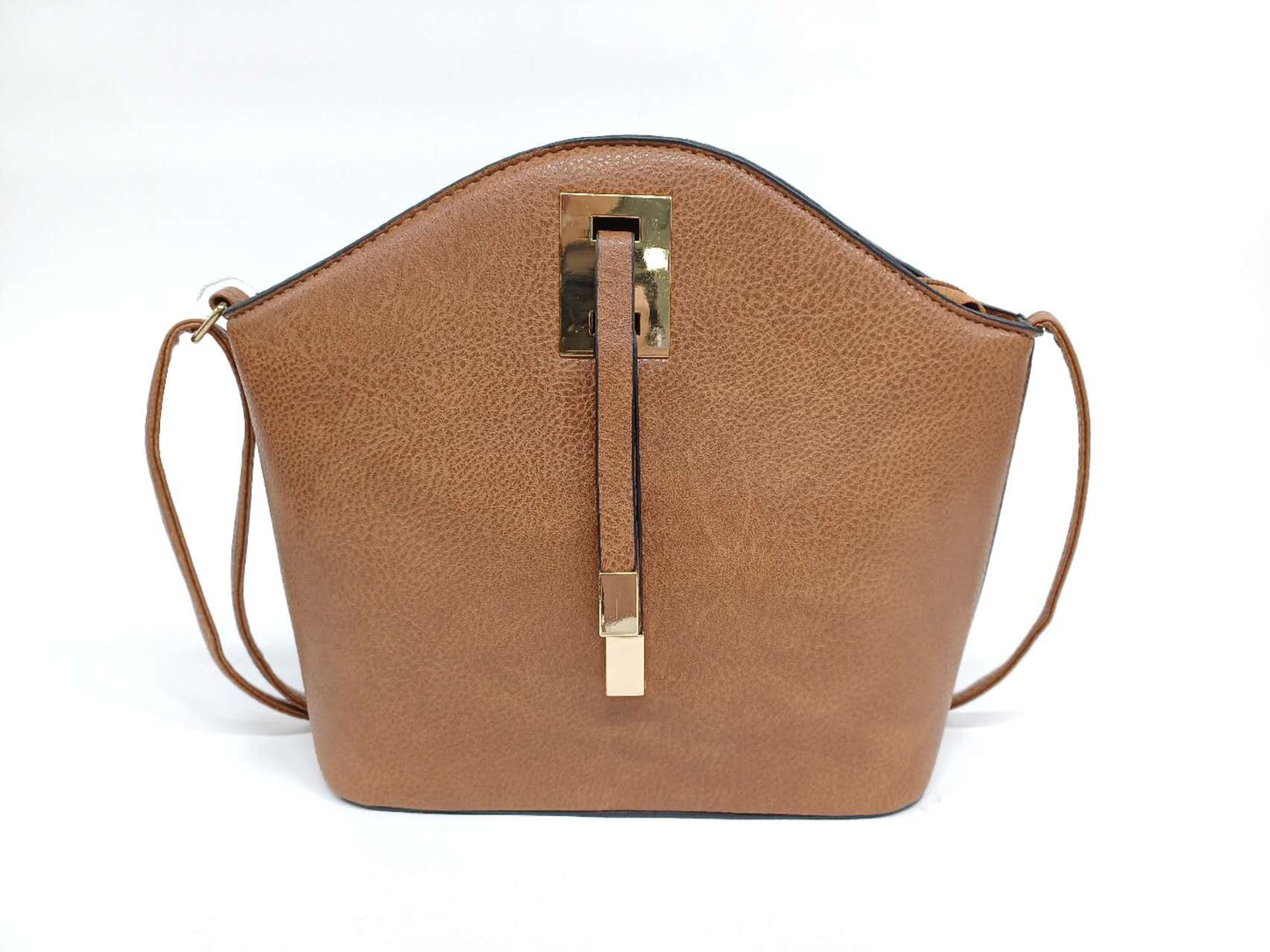 2166 IN DARK BROWN GESSY CROSS BODY BAG