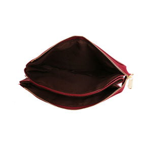 G4795 Gessy Cross Body Bag In Wine Red