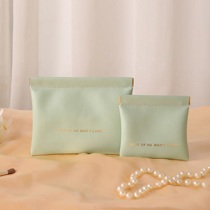 PU2348 GESSY COIN PURSE/COMSMATIC POUCH IN SET OF 2PCS