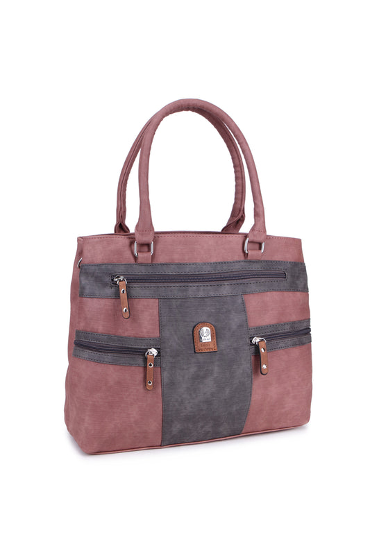 17658-1 GESSY HANDBAG IN PINK/C