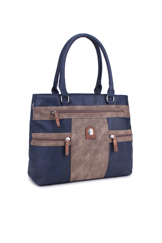 17658-1 GESSY HANDBAG IN BLUE/K