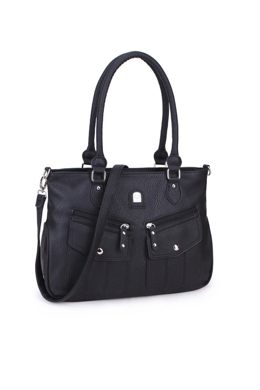 1702 GESSY HANDBAG IN BLACK