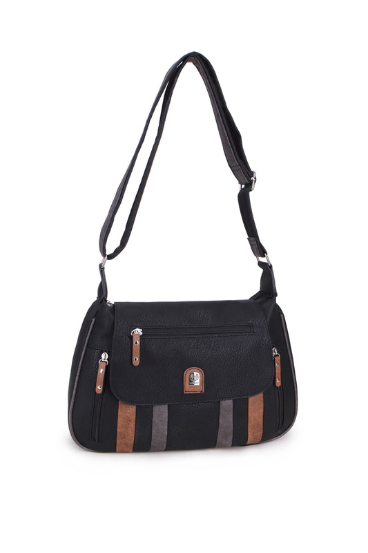 17305 GESSY HANDBAG IN BLACK/G