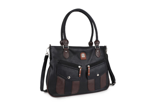 1702 GESSY HANDBAG IN BLACK/C