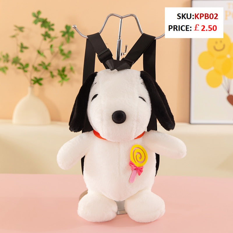 KPB02 Gessy noopy Dog Plush Backpack