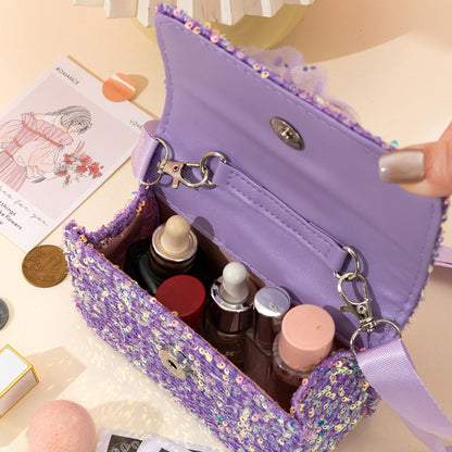 3063 Gessy Glitter Pearl Princess Handbag