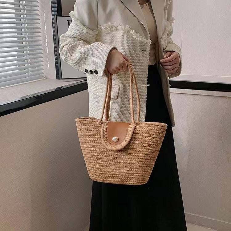 BZ1020 Gessy British Jute Braided Bag