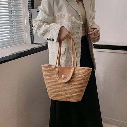 BZ1020 Gessy British Jute Braided Bag
