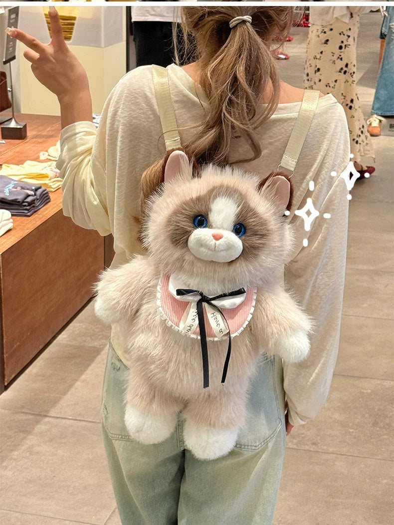 2665 GESSY Ragdoll Cat Plush Bag