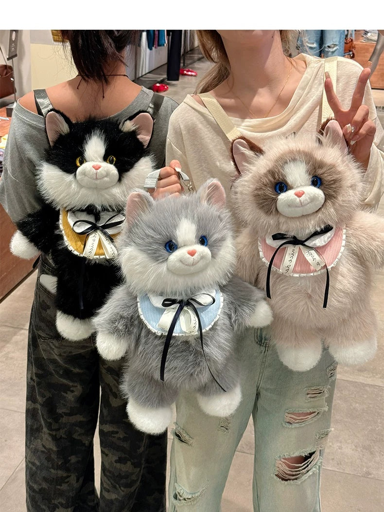 2665 GESSY Ragdoll Cat Plush Bag