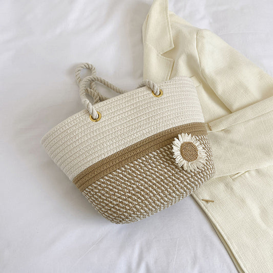 QS9344 Gessy British Jute Braided Bag