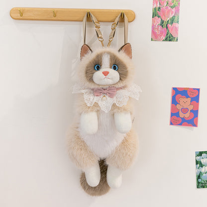 2665 GESSY Ragdoll Cat Plush Bag