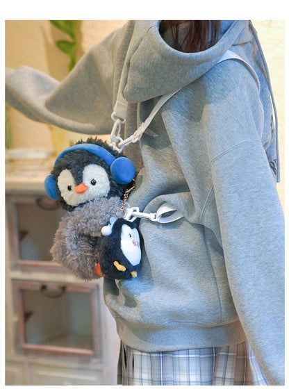 DDL Gessy Kawaii Penguin Sheep Plush Crossbody Backpack