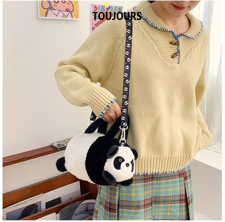 KPB01 Gessy Plush Crossbody Bag Cute Cartoon Stuffed Animal Handbag