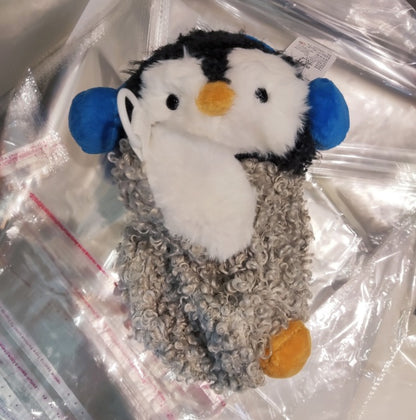 DDL Gessy Kawaii Penguin Sheep Plush Crossbody Backpack