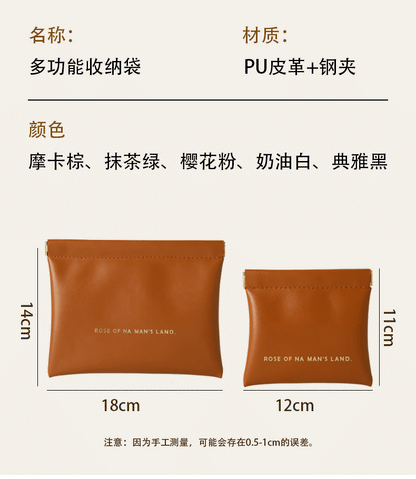 PU2348 GESSY COIN PURSE/COMSMATIC POUCH IN SET OF 2PCS