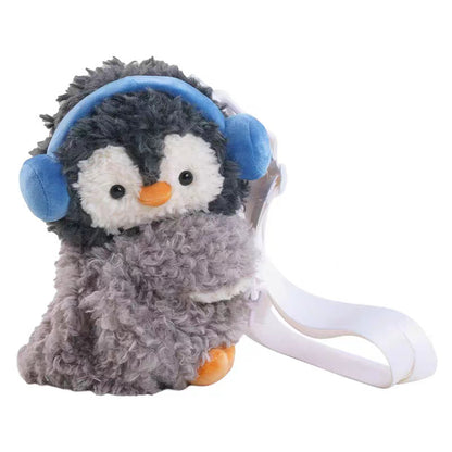 DDL Gessy Kawaii Penguin Sheep Plush Crossbody Backpack
