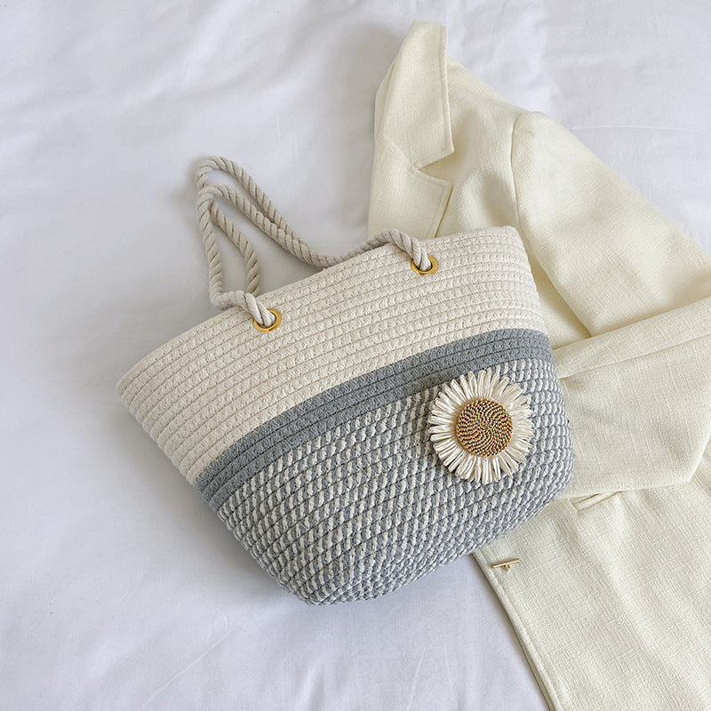 QS9344 Gessy British Jute Braided Bag