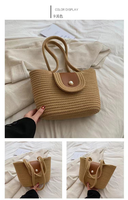 BZ1020 Gessy British Jute Braided Bag