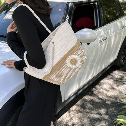 QS9344 Gessy British Jute Braided Bag