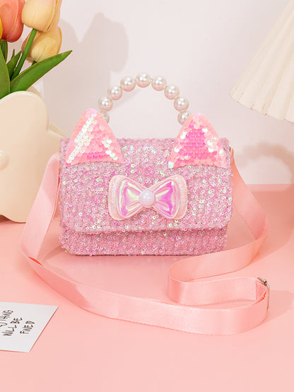 3063 Gessy Glitter Pearl Princess Handbag