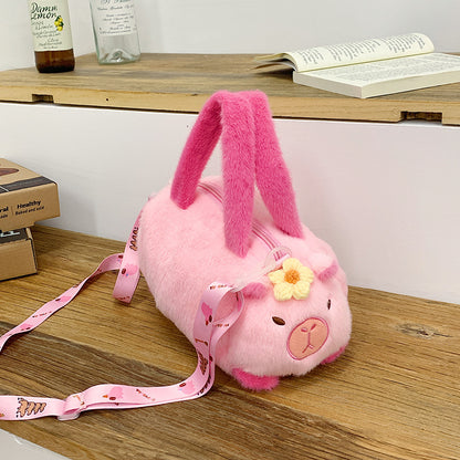 KPB01 Gessy Plush Crossbody Bag Cute Cartoon Stuffed Animal Handbag