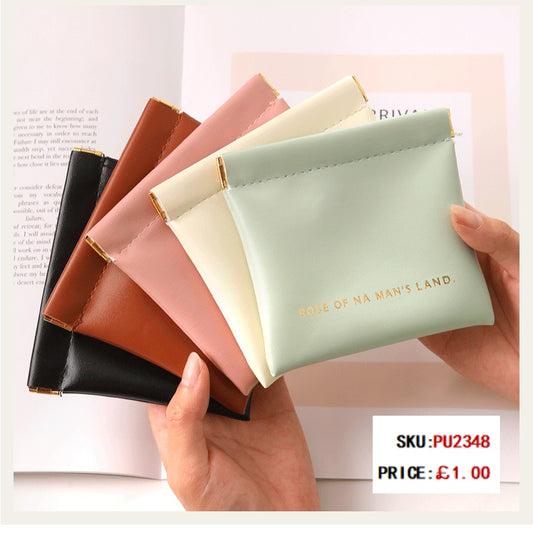 PU2348 GESSY COIN PURSE/COMSMATIC POUCH IN SET OF 2PCS