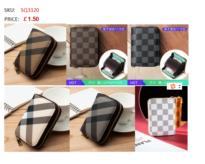 SQ3320 GESSY WALLET PURSE
