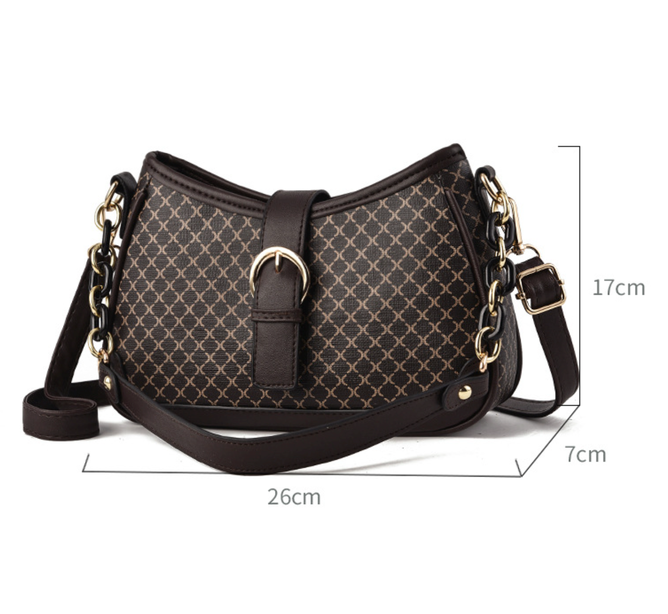 3025 GESSY CROSSBODY BAG IN BLACK