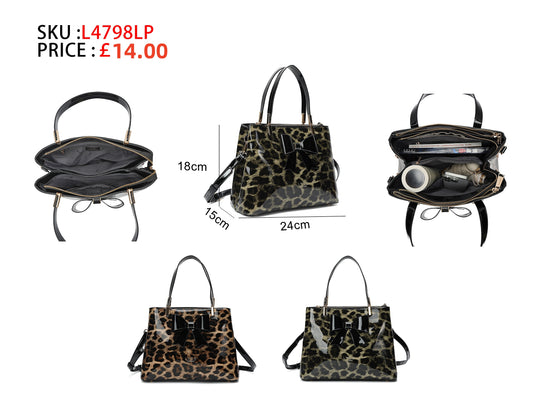 L4798LP LYDC Leopard Pattern Handbag