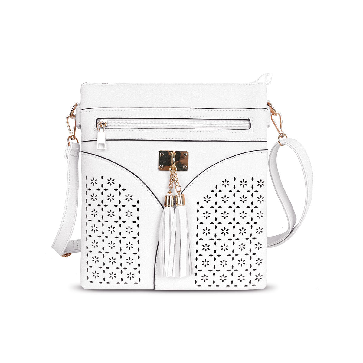 1113 GESSY CROSSBODY BAG IN WHITE