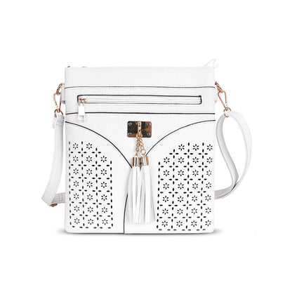 1113 GESSY CROSSBODY BAG IN WHITE