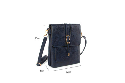 1307 GESSY CROSS BODY BAG IN BLUE