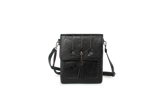 1311 GESSY CROSS BODY BAG IN BLACK