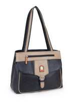 Load image into Gallery viewer, 1730-3 GESSY BAG IN BLUE/APRICOT