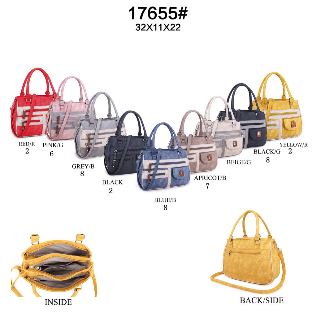 17655 GESSY HANDBAG IN APRICOT