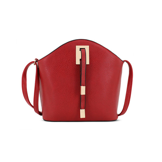 2166 IN DARK RED GESSY HANDBAG