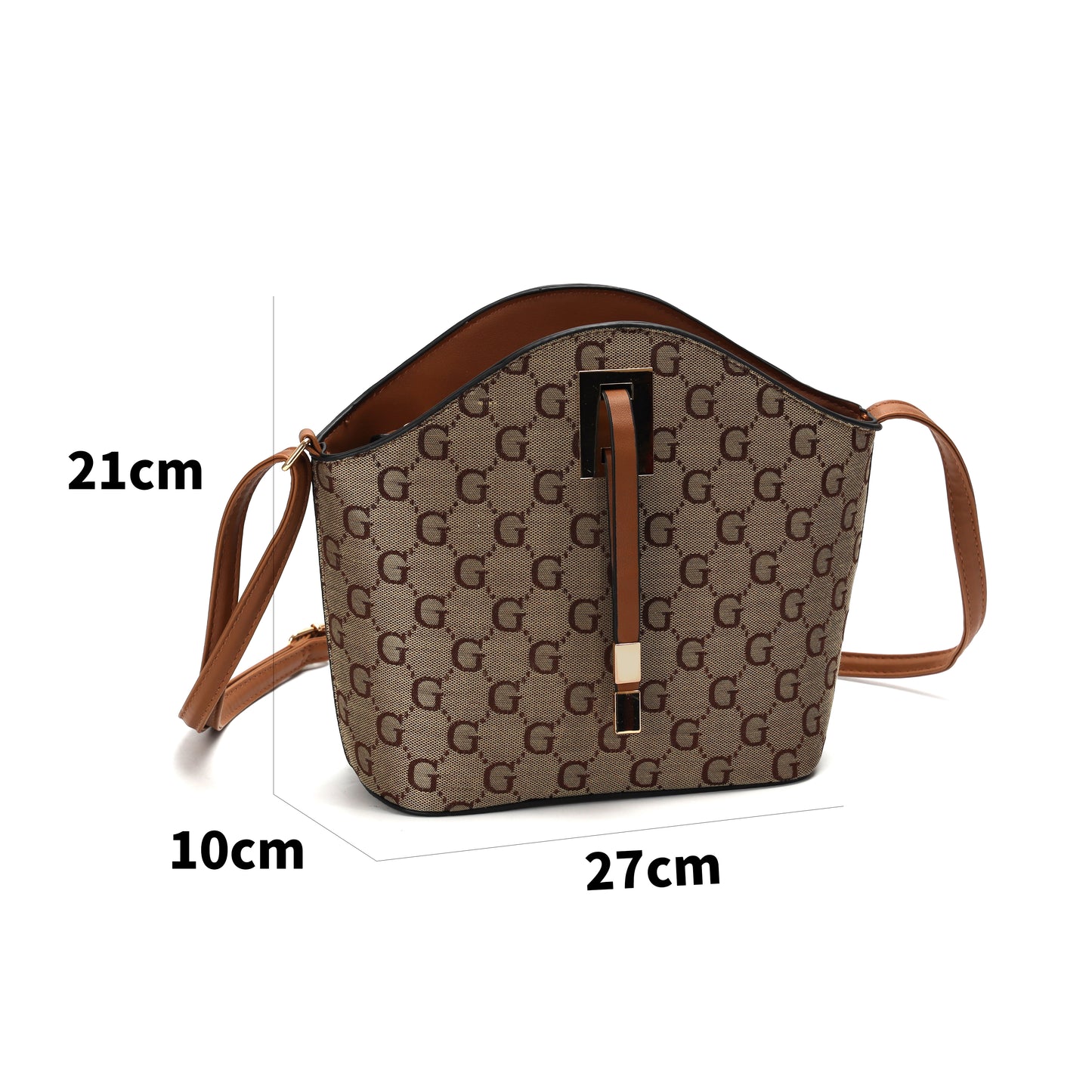 2167G GESSY CROSSBODY BAG IN BROWN