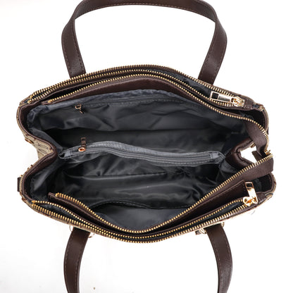 L4802G GESSY HANDBAG IN COFFEE