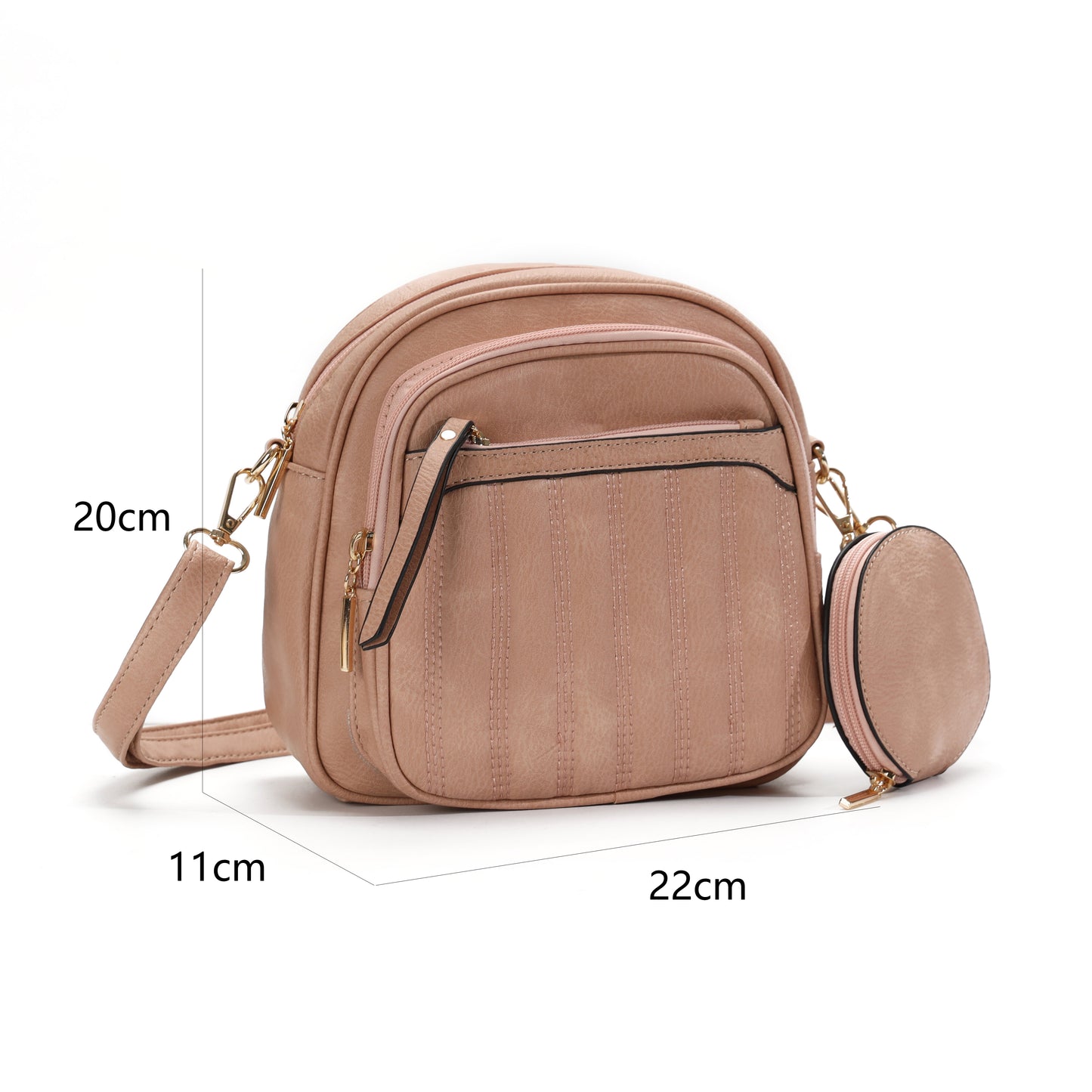 CP150 GESSY CROSSBAG IN DARK PINK