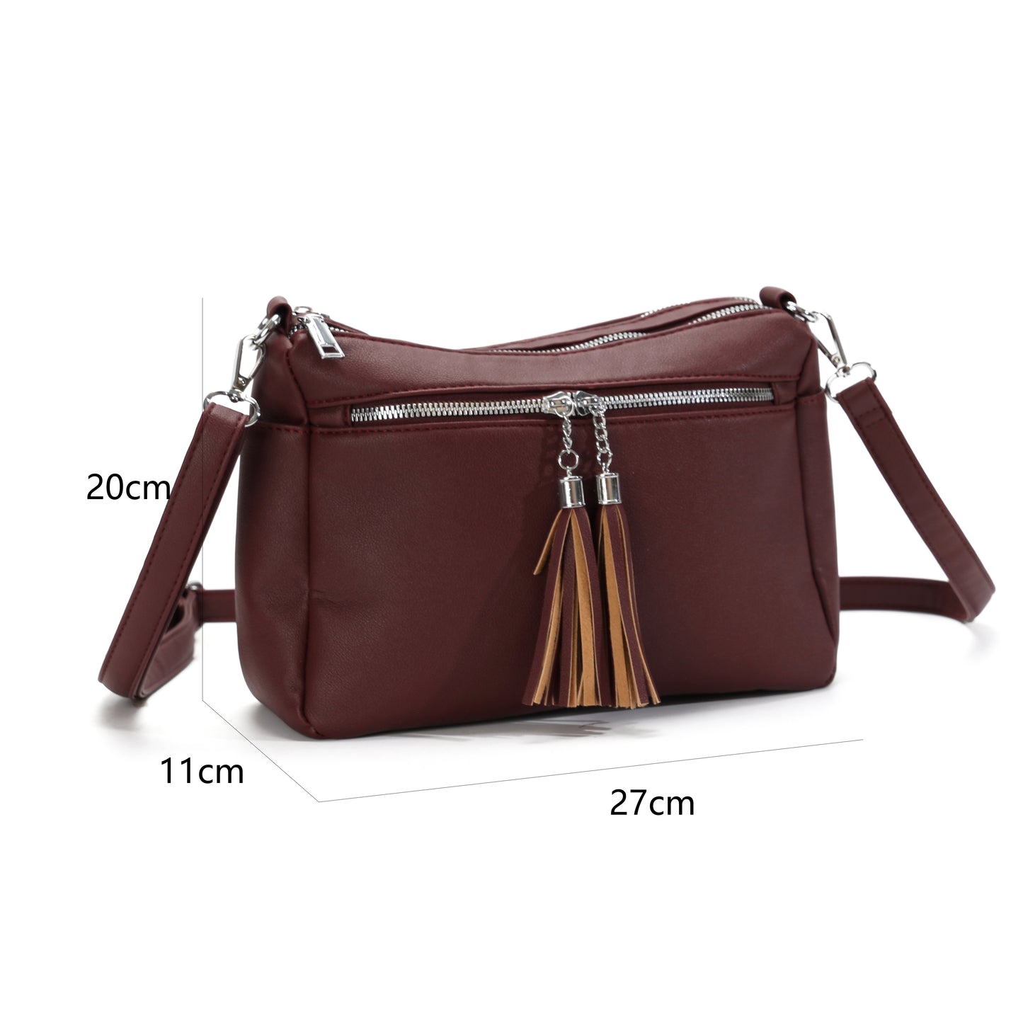 D56 GESSY CROSSBAG IN WINE