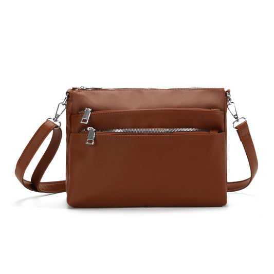 D55 GESSY CROSSBAG IN BROWN