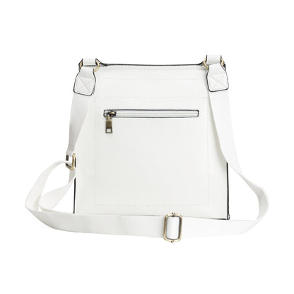 8715 GESSY CROSS BODY BAG IN WHITE